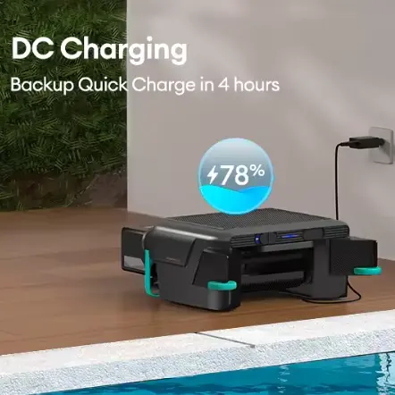 Robot cu panou solar flexibil de înaltă eficiență Skimmer pentru piscină