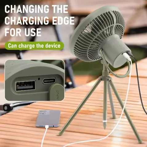 Mini ventilator portabil de răcire reîncărcabil pentru exterior