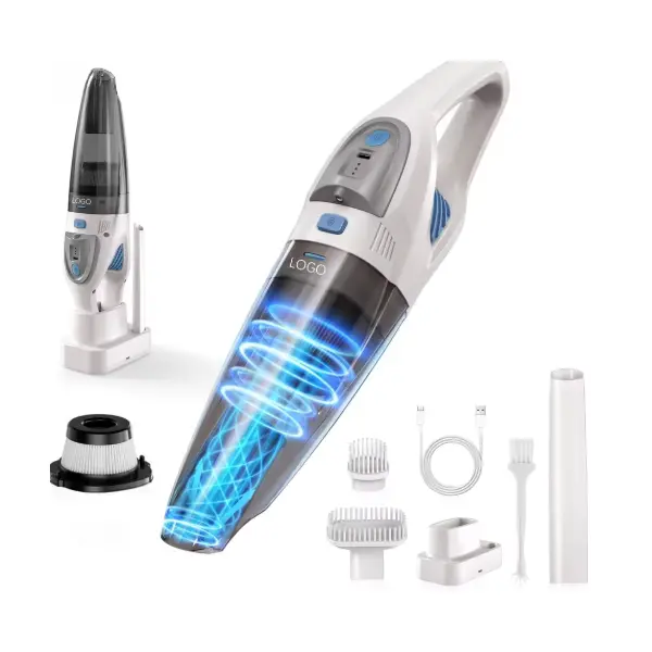 Mini aspirator auto reîncărcabil fără fir pentru mână mică
