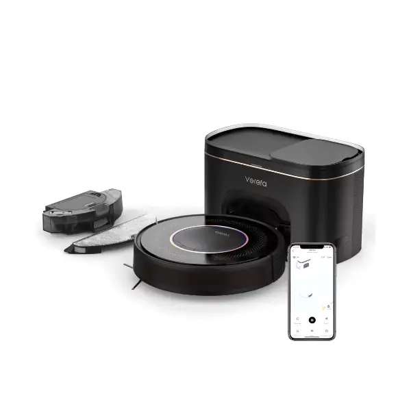 Aspirator robot cu încărcare automată cu golire automată