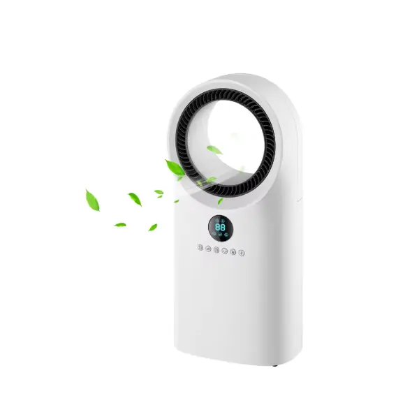 Ventilator de podea fără lame cu circulație a aerului Turbo